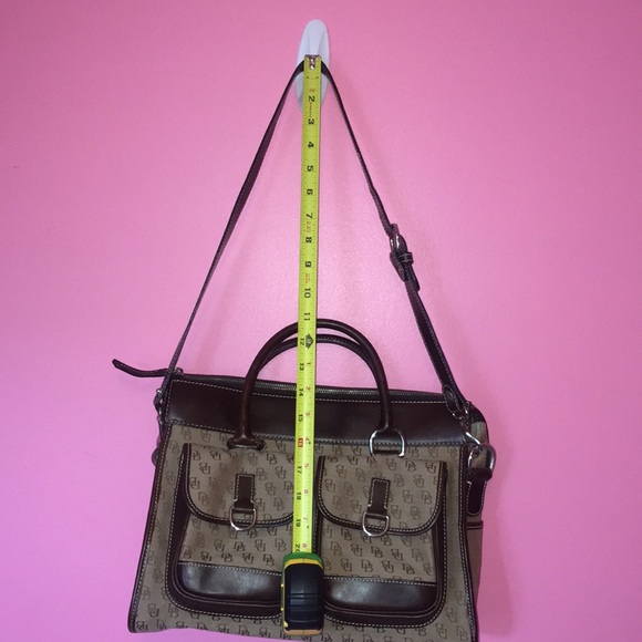 Dooney & Bourke Signature Fabric Double Pocket - Picture 2 of 16